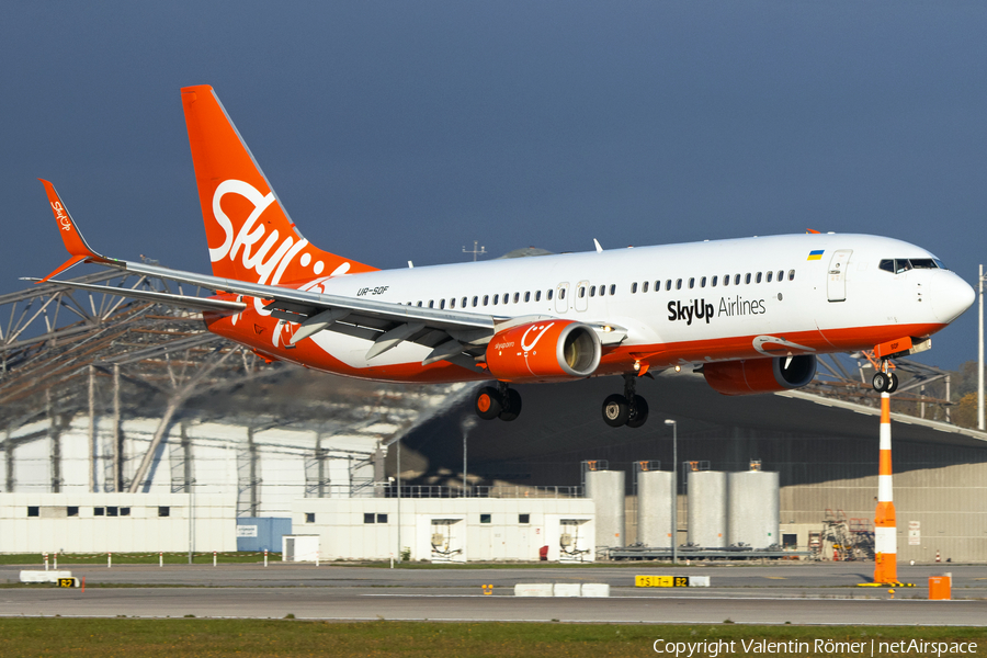 SkyUp Airlines Boeing 737-8H6 (UR-SQF) | Photo 538660