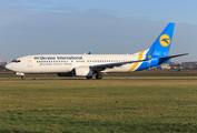 Ukraine International Airlines Boeing 737-8KV (UR-UIA) at  Amsterdam - Schiphol, Netherlands