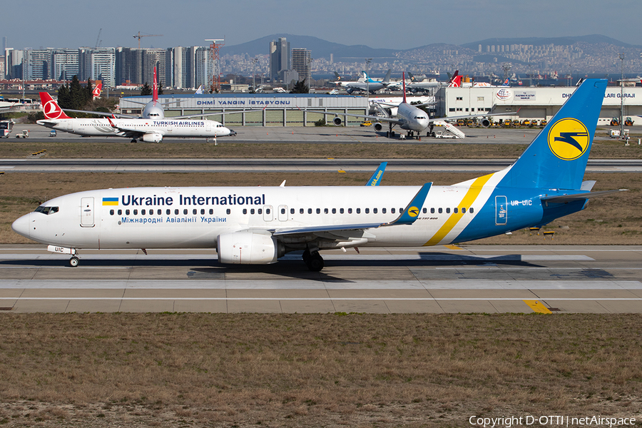 Ukraine International Airlines Boeing 737-8KV (UR-UIC) | Photo 307762