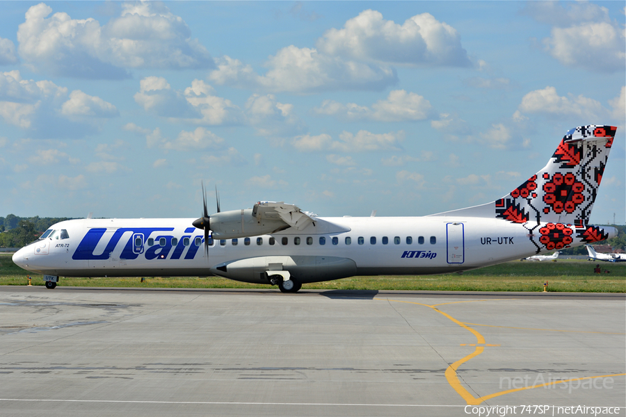 UTair Aviation ATR 72-500 (UR-UTK) | Photo 33993