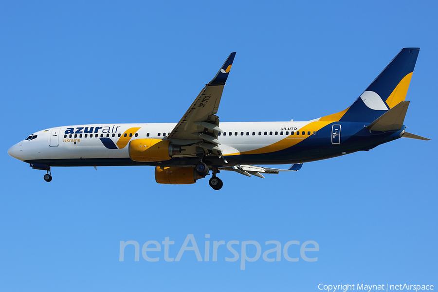 Azur Air Ukraine Boeing 737-83N (UR-UTQ) | Photo 200930