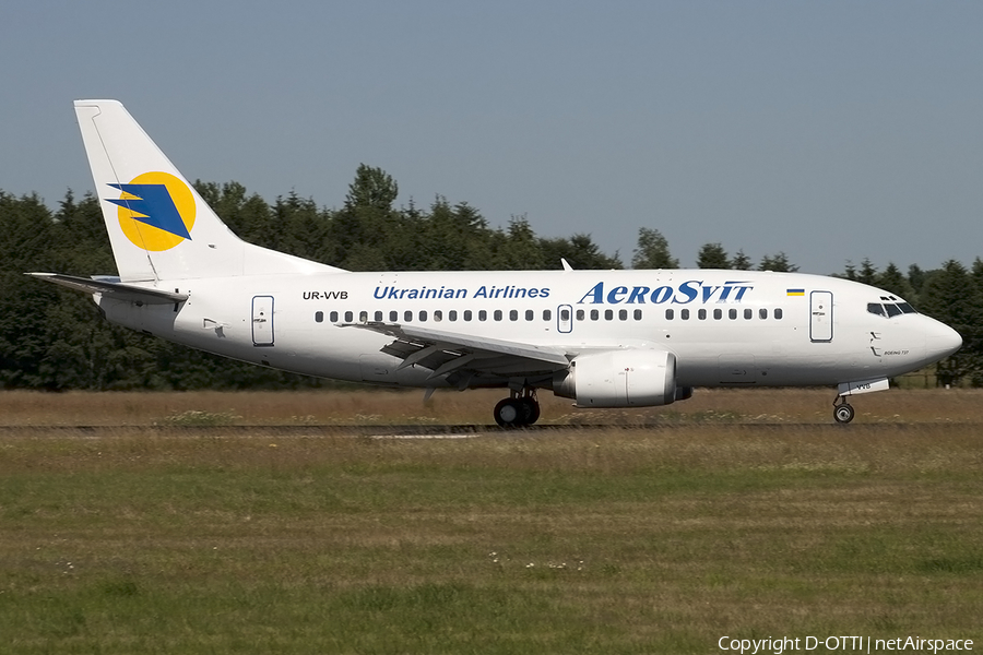 Aerosvit Airlines Boeing 737-529 (UR-VVB) | Photo 162069