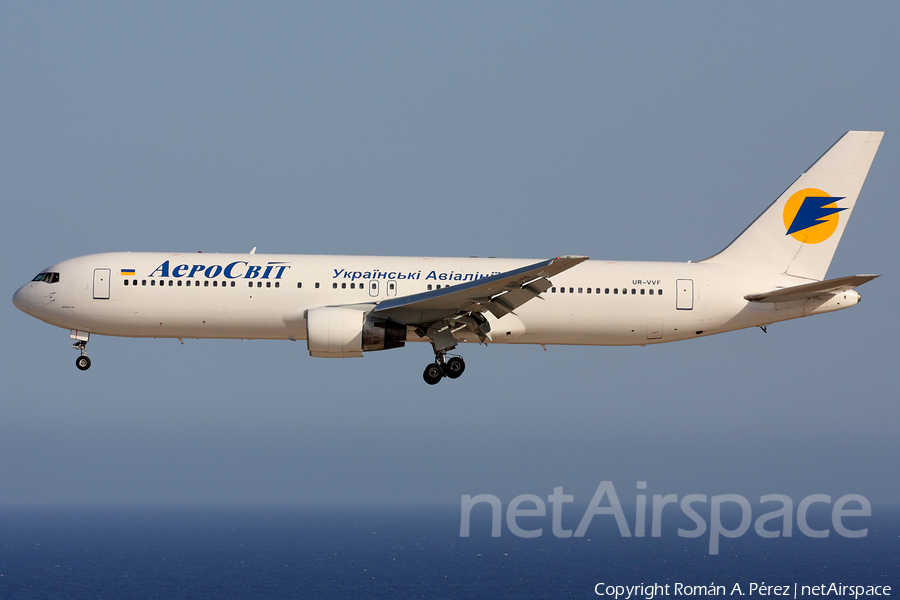 Aerosvit Airlines Boeing 767-383(ER) (UR-VVF) | Photo 281497