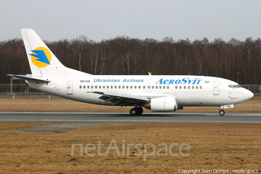 Aerosvit Airlines Boeing 737-5Q8 (UR-VVS) | Photo 32182
