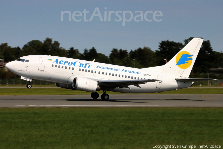 Aerosvit Airlines Boeing 737-5Q8 (UR-VVS) | Photo 429710