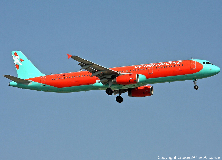 Windrose Airlines Airbus A321-231 (UR-WRI) | Photo 87291