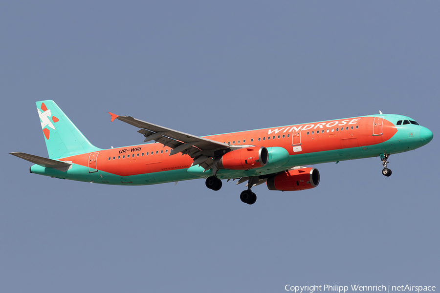 Windrose Airlines Airbus A321-231 (UR-WRI) | Photo 333939