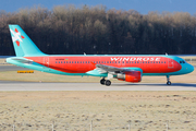 Windrose Airlines Airbus A320-212 (UR-WRM) at  Salzburg - W. A. Mozart, Austria