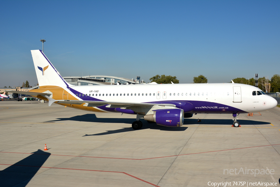 Yanair Airbus A320-211 (UR-YAD) | Photo 56334