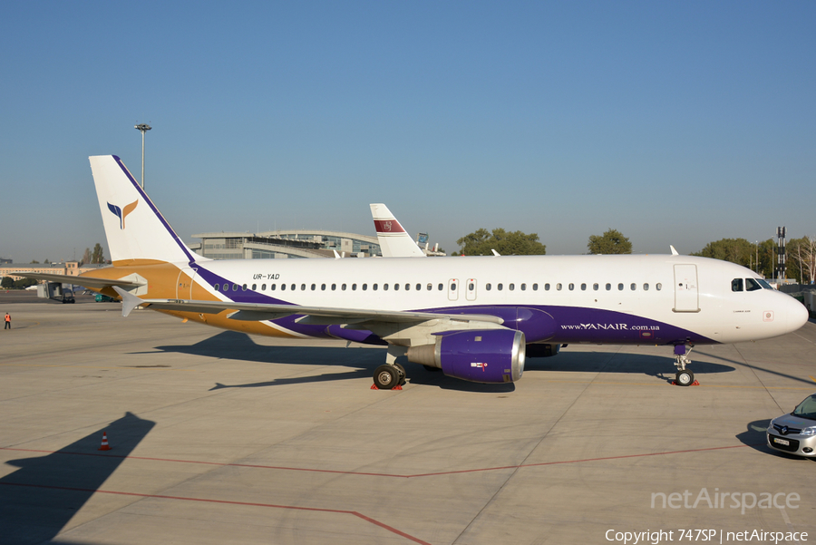 Yanair Airbus A320-211 (UR-YAD) | Photo 58188