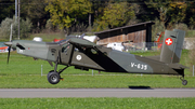 Swiss Air Force Pilatus PC-6/B2-H2M Turbo Porter (V-635) at  Meiringen - Unterbach, Switzerland