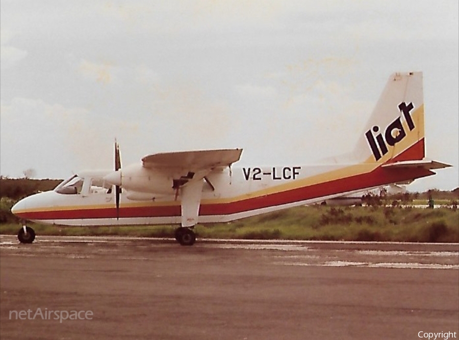 LIAT - Leeward Islands Air Transport Britten-Norman BN-2A-27 Islander (V2-LCF) | Photo 269147