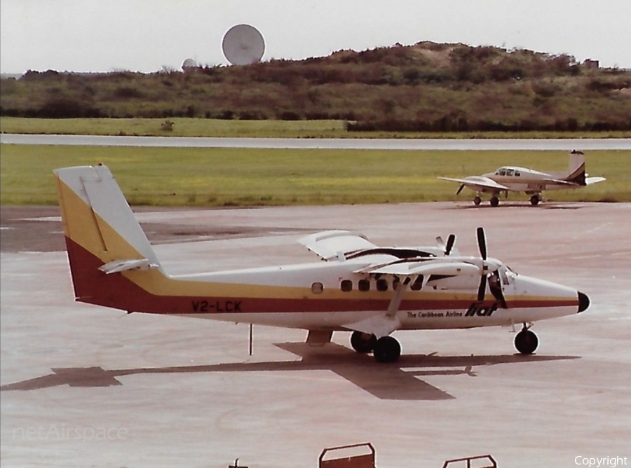 LIAT - Leeward Islands Air Transport de Havilland Canada DHC-6-300 Twin Otter (V2-LCK) | Photo 269154