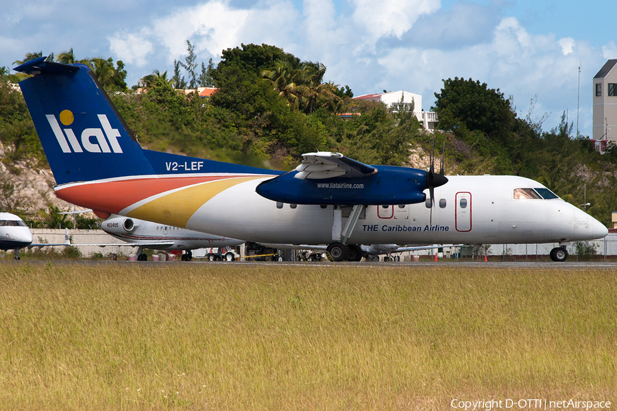 LIAT - Leeward Islands Air Transport de Havilland Canada DHC-8-103 (V2-LEF) | Photo 216908