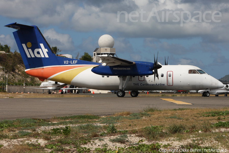 LIAT - Leeward Islands Air Transport de Havilland Canada DHC-8-103 (V2-LEF) | Photo 73190