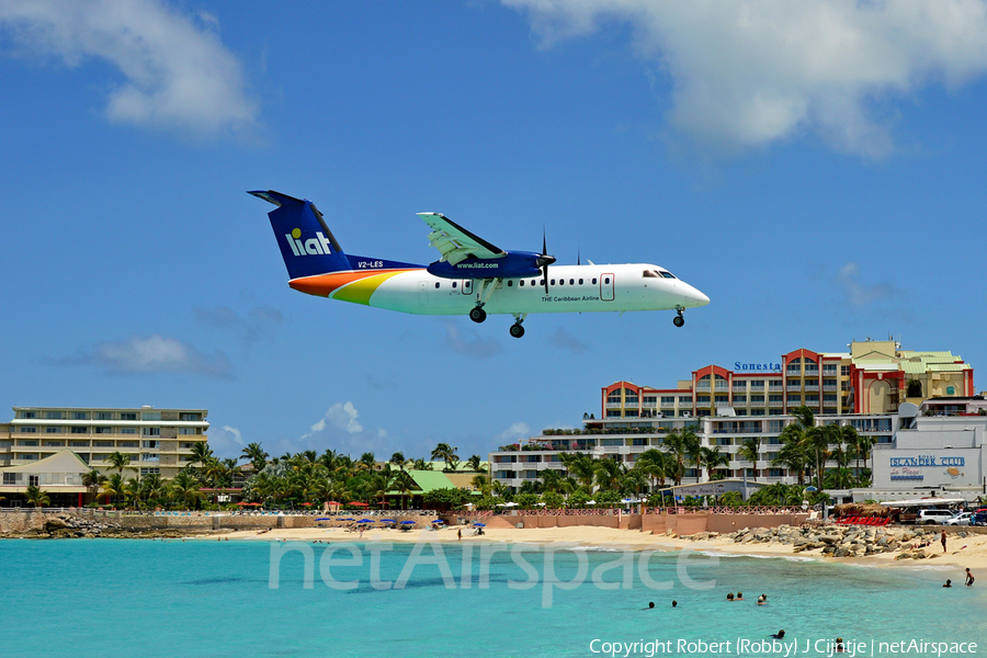 LIAT - Leeward Islands Air Transport de Havilland Canada DHC-8-311 (V2-LES) | Photo 8954