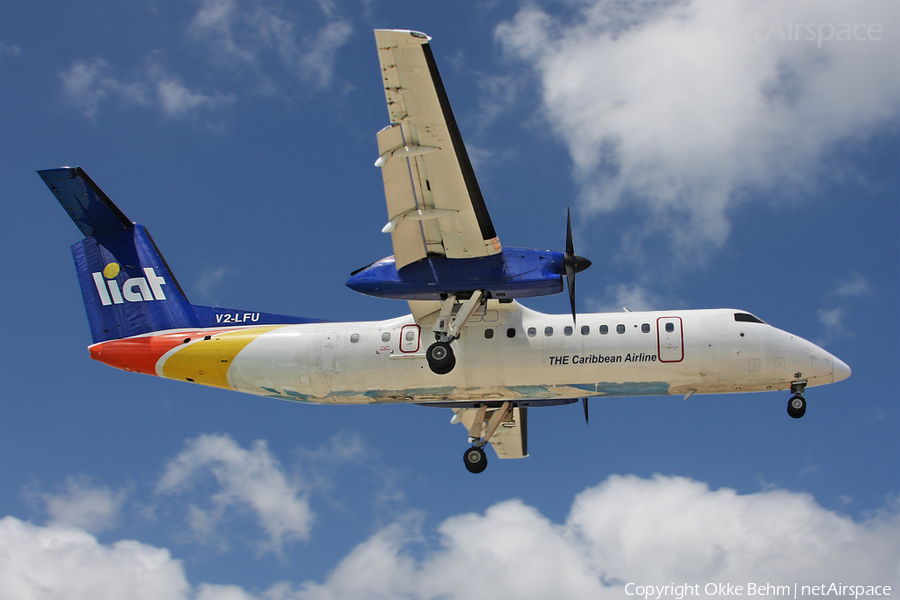 LIAT - Leeward Islands Air Transport de Havilland Canada DHC-8-314B (V2-LFU) | Photo 39904
