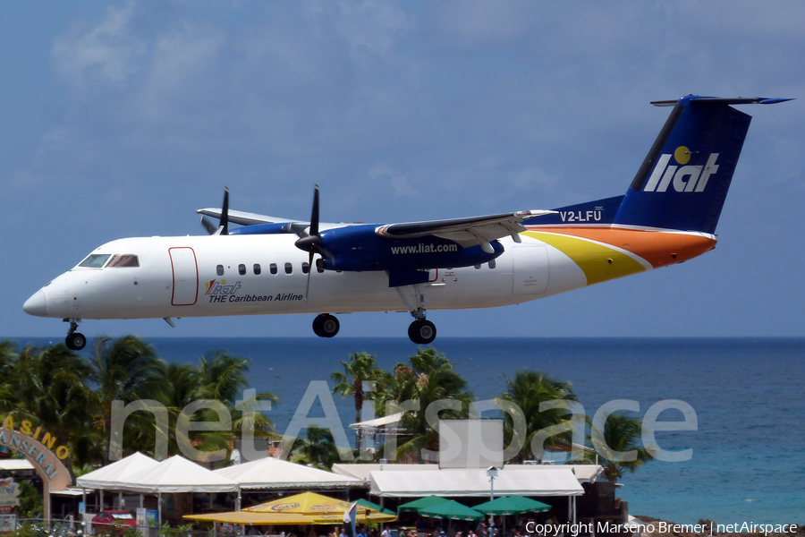 LIAT - Leeward Islands Air Transport de Havilland Canada DHC-8-314B (V2-LFU) | Photo 6212
