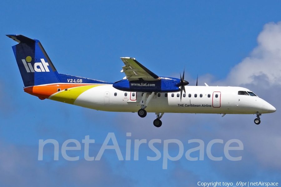 LIAT - Leeward Islands Air Transport de Havilland Canada DHC-8-311 (V2-LGB) | Photo 68646