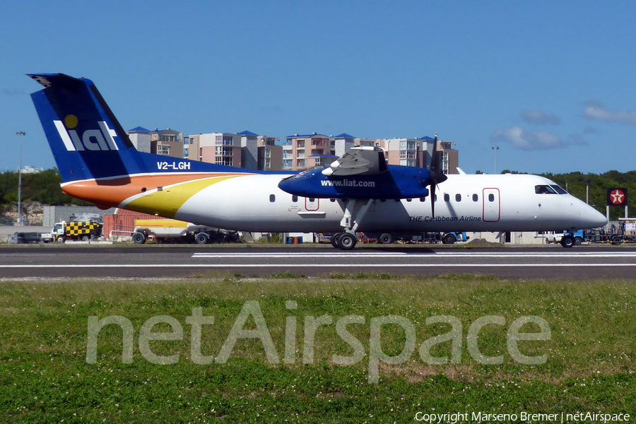 LIAT - Leeward Islands Air Transport de Havilland Canada DHC-8-311 (V2-LGH) | Photo 11084