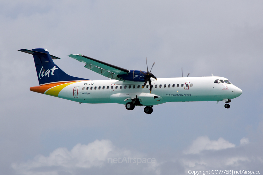 LIAT - Leeward Islands Air Transport ATR 72-600 (V2-LIA) | Photo 45391