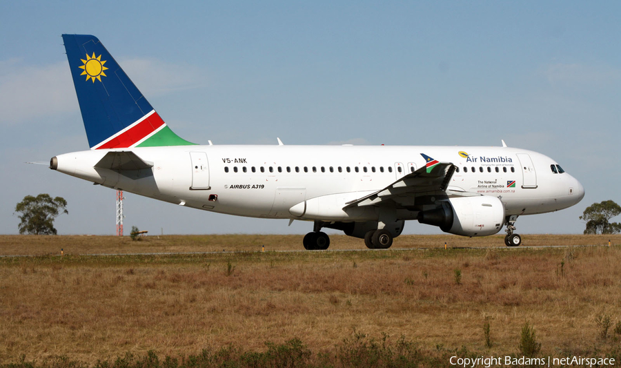 Air Namibia Airbus A319-112 (V5-ANK) | Photo 328848