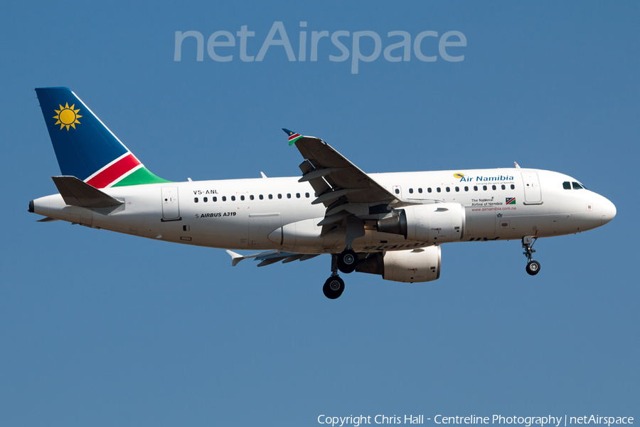 Air Namibia Airbus A319-112 (V5-ANL) | Photo 120154
