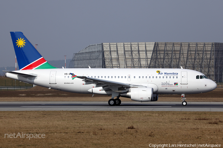 Air Namibia Airbus A319-112 (V5-ANM) | Photo 386821