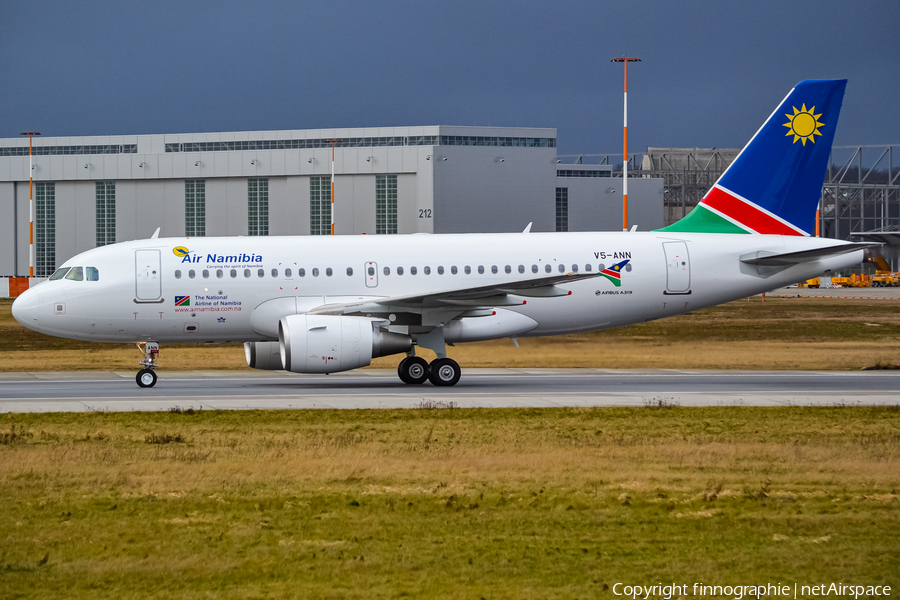 Air Namibia Airbus A319-112 (V5-ANN) | Photo 449075