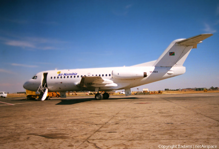 Air Namibia Fokker F28-1000 Fellowship (V5-KEA) | Photo 327997