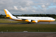 Royal Brunei Airlines Airbus A340-212 (V8-001) at  Hamburg - Fuhlsbuettel (Helmut Schmidt), Germany