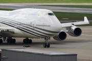 Brunei Sultan's Flight Boeing 747-430 (V8-ALI) at  Hamburg - Fuhlsbuettel (Helmut Schmidt), Germany