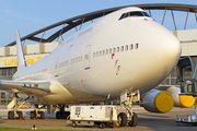 Brunei Sultan's Flight Boeing 747-430 (V8-ALI) at  Hamburg - Fuhlsbuettel (Helmut Schmidt), Germany