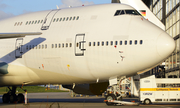 Brunei Sultan's Flight Boeing 747-430 (V8-ALI) at  Hamburg - Fuhlsbuettel (Helmut Schmidt), Germany