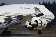 Brunei Sultan's Flight Boeing 747-430 (V8-ALI) at  Hamburg - Fuhlsbuettel (Helmut Schmidt), Germany
