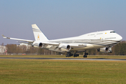 Brunei Sultan's Flight Boeing 747-430 (V8-ALI) at  Hamburg - Fuhlsbuettel (Helmut Schmidt), Germany