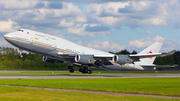 Brunei Sultan's Flight Boeing 747-430 (V8-ALI) at  Hamburg - Fuhlsbuettel (Helmut Schmidt), Germany