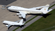 Brunei Sultan's Flight Boeing 747-430 (V8-ALI) at  Newburgh - Stewart International, United States