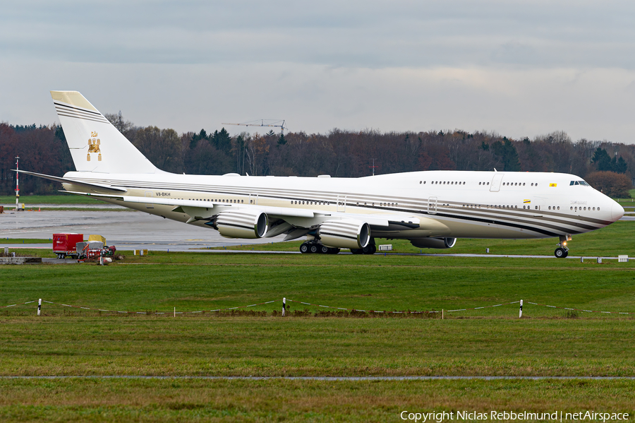 Brunei Sultan's Flight Boeing 747-8LQ(BBJ) (V8-BKH) | Photo 481609