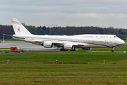Brunei Sultan's Flight Boeing 747-8LQ(BBJ) (V8-BKH) at  Hamburg - Fuhlsbuettel (Helmut Schmidt), Germany
