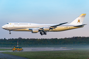 Brunei Sultan's Flight Boeing 747-8LQ(BBJ) (V8-BKH) at  Hamburg - Fuhlsbuettel (Helmut Schmidt), Germany