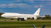 Brunei Sultan's Flight Boeing 747-8LQ(BBJ) (V8-BKH) at  Hamburg - Fuhlsbuettel (Helmut Schmidt), Germany