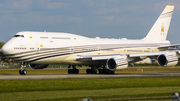 Brunei Sultan's Flight Boeing 747-8LQ(BBJ) (V8-BKH) at  Hamburg - Fuhlsbuettel (Helmut Schmidt), Germany