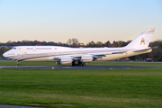 Brunei Sultan's Flight Boeing 747-8LQ(BBJ) (V8-BKH) at  Hamburg - Fuhlsbuettel (Helmut Schmidt), Germany