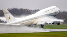 Brunei Sultan's Flight Boeing 747-8LQ(BBJ) (V8-BKH) at  Hamburg - Fuhlsbuettel (Helmut Schmidt), Germany