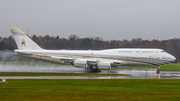 Brunei Sultan's Flight Boeing 747-8LQ(BBJ) (V8-BKH) at  Hamburg - Fuhlsbuettel (Helmut Schmidt), Germany