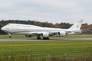 Brunei Sultan's Flight Boeing 747-8LQ(BBJ) (V8-BKH) at  Hamburg - Fuhlsbuettel (Helmut Schmidt), Germany