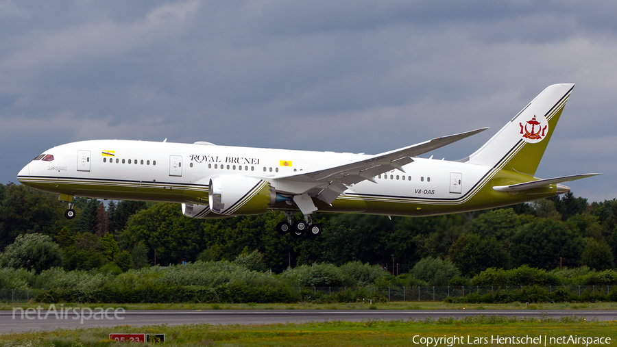 Brunei Sultan's Flight Boeing 787-8(BBJ) (V8-OAS) | Photo 463203