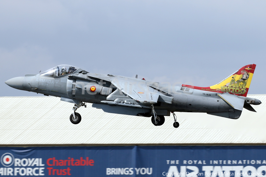 Spanish Navy (Armada Española) McDonnell Douglas AV-8B Harrier II + (VA.1B-24) | Photo 393316