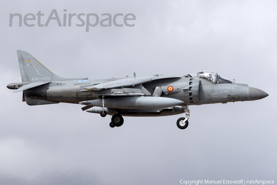 Spanish Navy (Armada Española) McDonnell Douglas EAV-8B Matador II+ (VA.1B-26) | Photo 408870